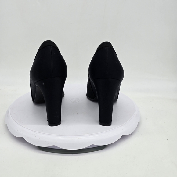 Paloma Barceló Shoe Women's 6.5 B Pumps Vintage 90s Heels Black Made In Italy - Picture 5 of 8